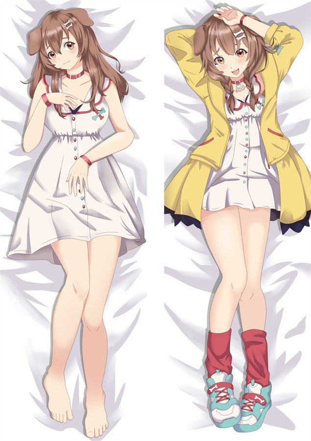 Inugami Korone robe blanche dakimakura