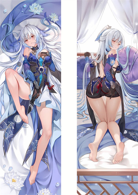 Jingliu robe de combat lotus dakimakura