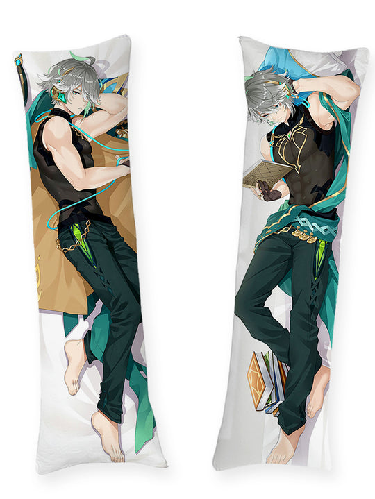 Alhaitham érudit et livres dakimakura