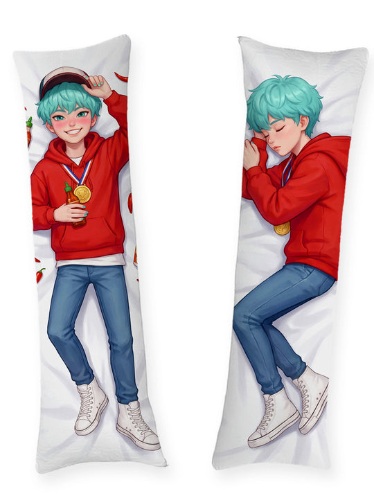 Baby Saja champion du défi épicé dakimakura