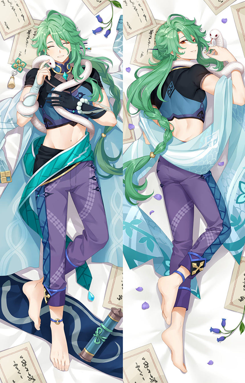 Baizhu en tenue de pharmacien dakimakura