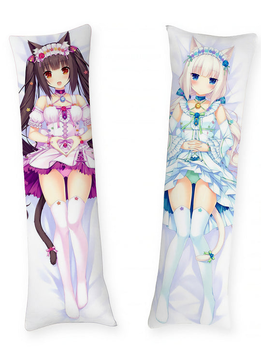 Vanilla et Chocola robe de mariée dakimakura