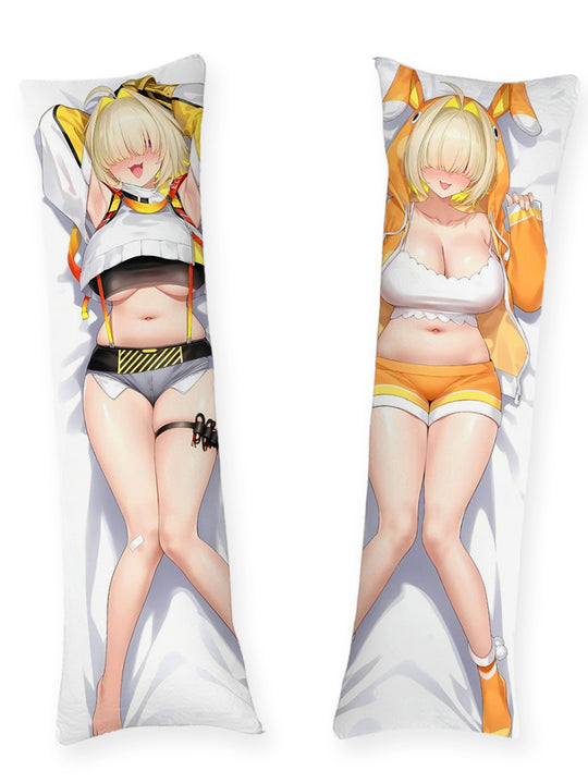 Elegg Nikke sweat à capuche jaune dakimakura