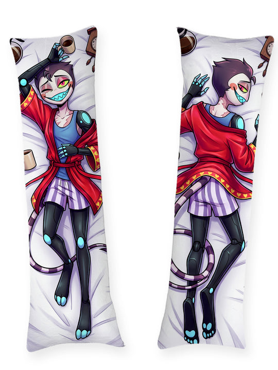 Fizzarolli peignoir en satin café du matin dakimakura