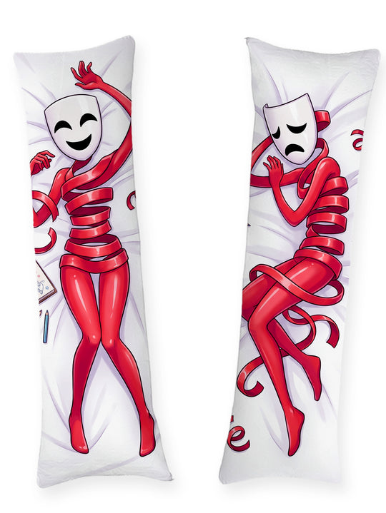 Gangle masques de la comédie et de la tragédie dakimakura