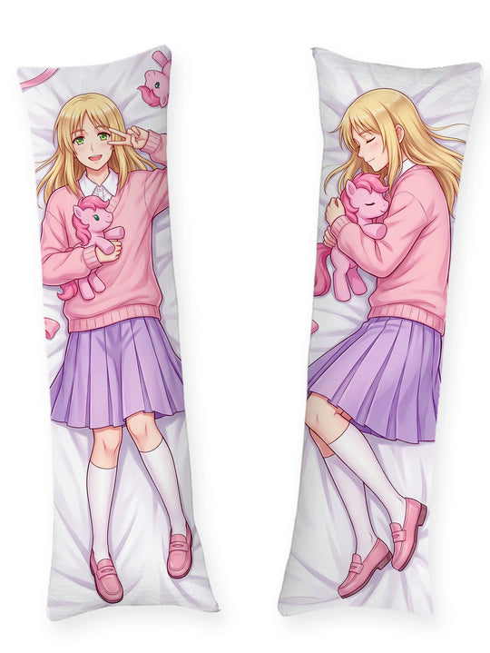 Hetalia Poland pull rose et poney dakimakura