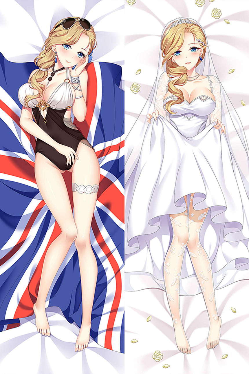 Hood maillot de bain Union Jack dakimakura