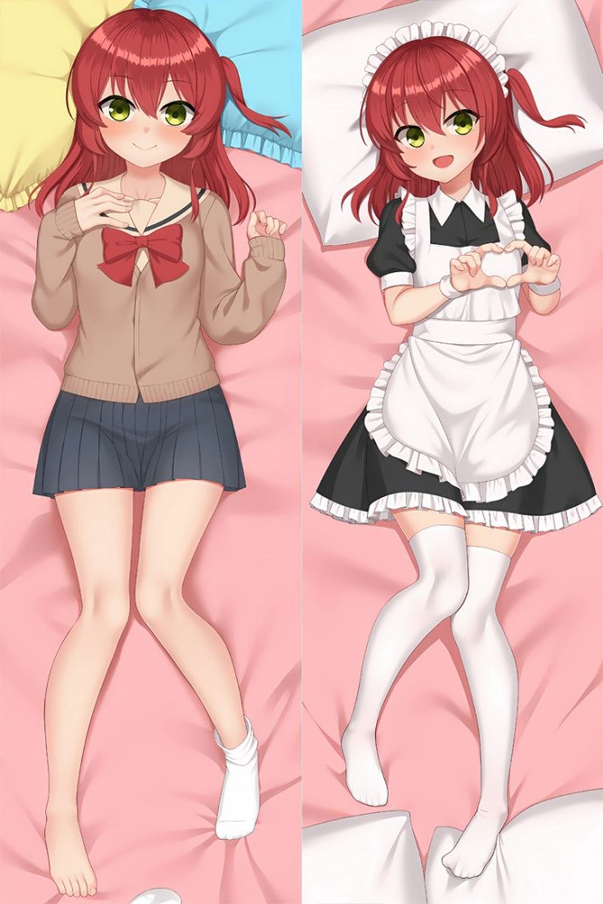 Ikuyo Kita tenue de soubrette dakimakura