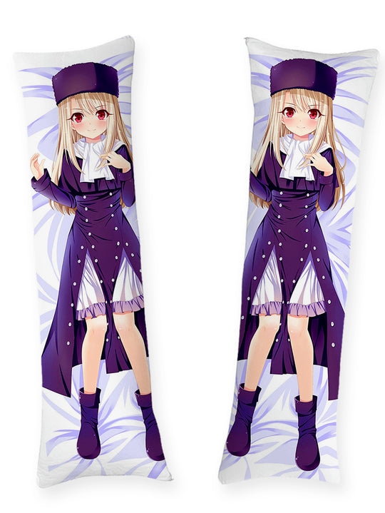 Illyasviel manteau d'hiver violet dakimakura