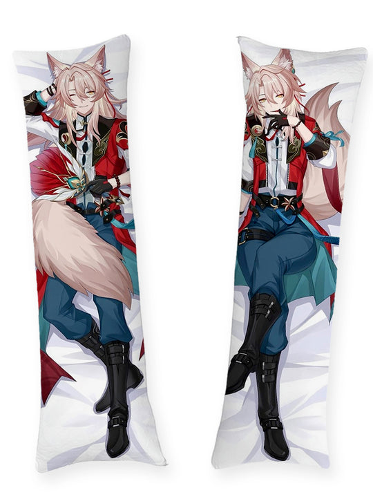 Jiaoqiu oreilles de renard veste rouge dakimakura