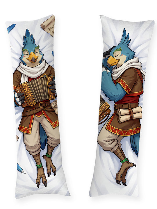 Kass barde Rito à l'accordéon Zelda dakimakura