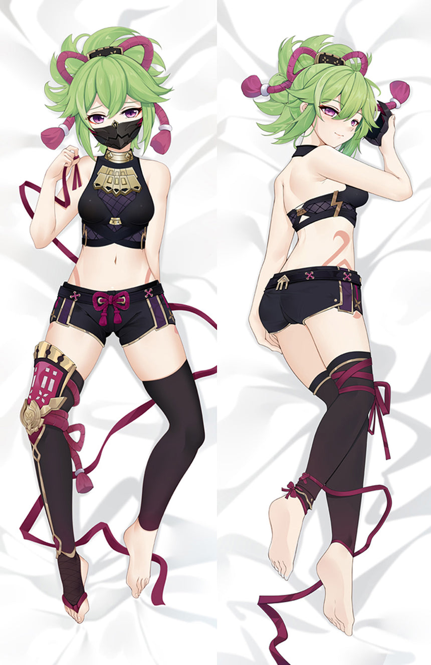 Kuki Shinobu masque de ninja dakimakura