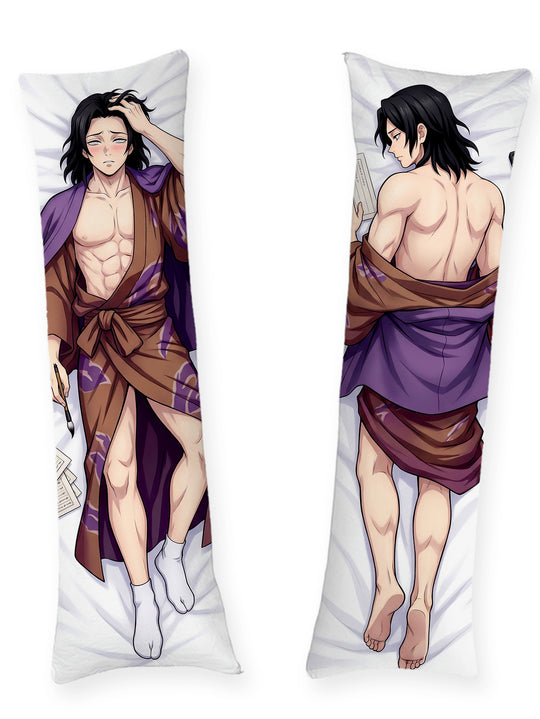 Kyogai écrivain nocturne en kimono ouvert dakimakura