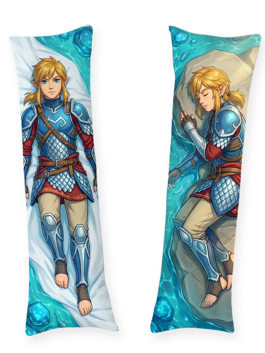 Link Legend of Zelda armure Zora dakimakura