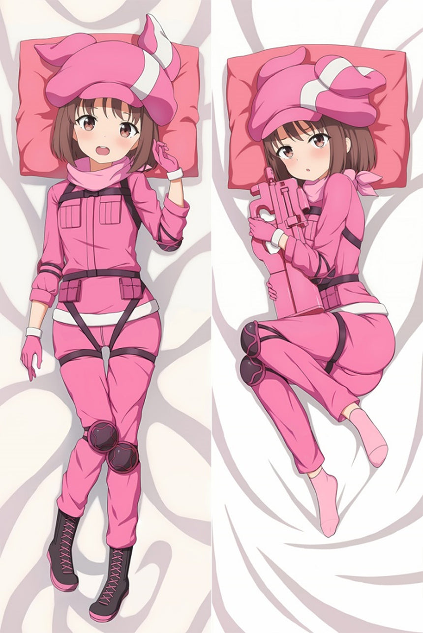 Llenn combinaison de combat rose dakimakura
