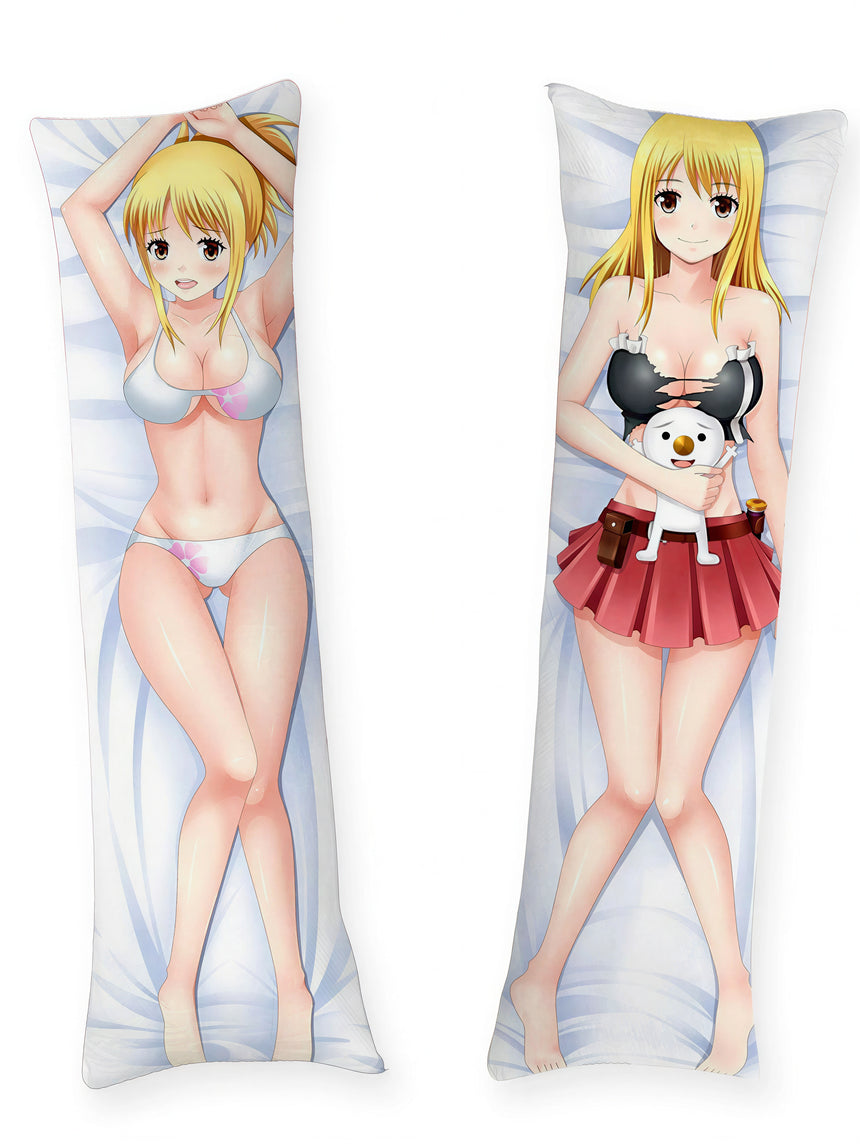 Lucy Heartfilia et Plue dakimakura