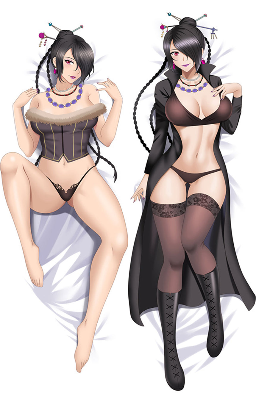 Lulu corset noir dakimakura