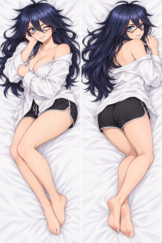 Midnight White Shirt Body Pillow