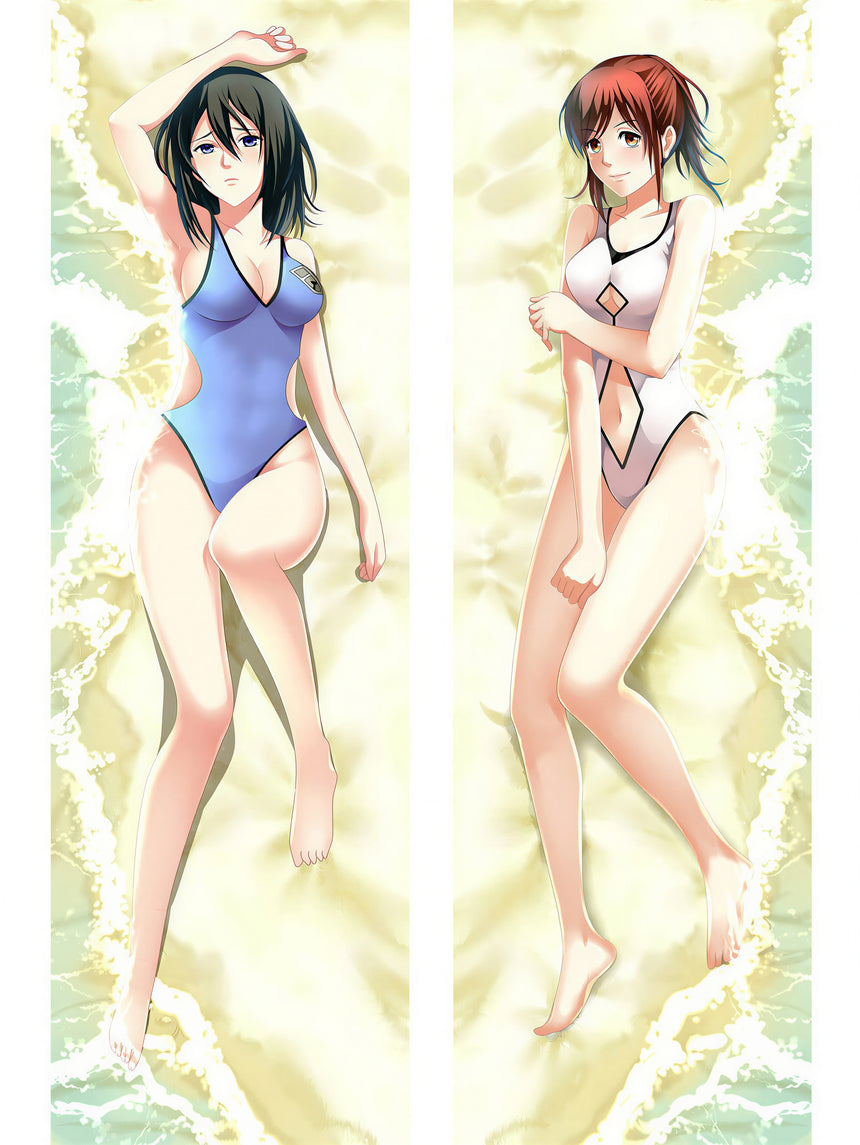 Mikasa et Sasha dakimakura