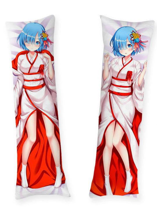 Rem kimono rouge dakimakura