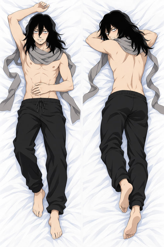 Shota Aizawa Shirtless Scarf Body Pillow
