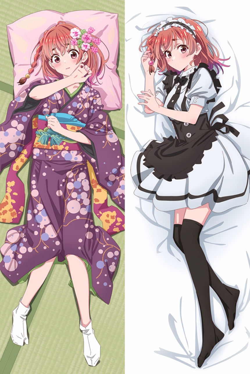 Sumi Sakurasawa Kimono violet dakimakura
