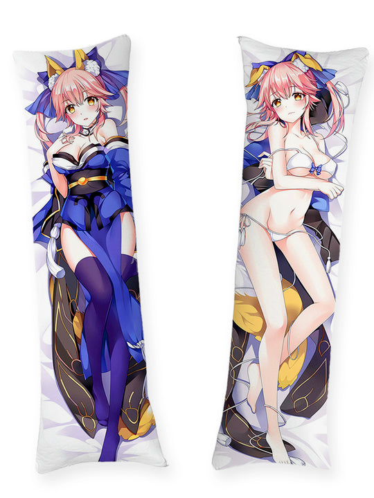 Tamamo no Mae kimono bleu dakimakura