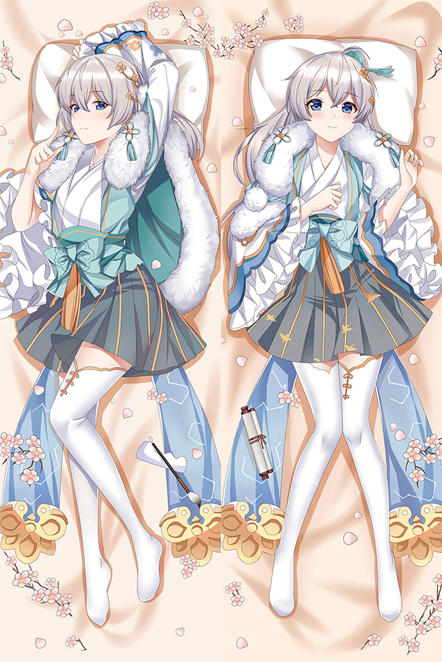 Theresa Apocalypse Kimono bleu canard dakimakura
