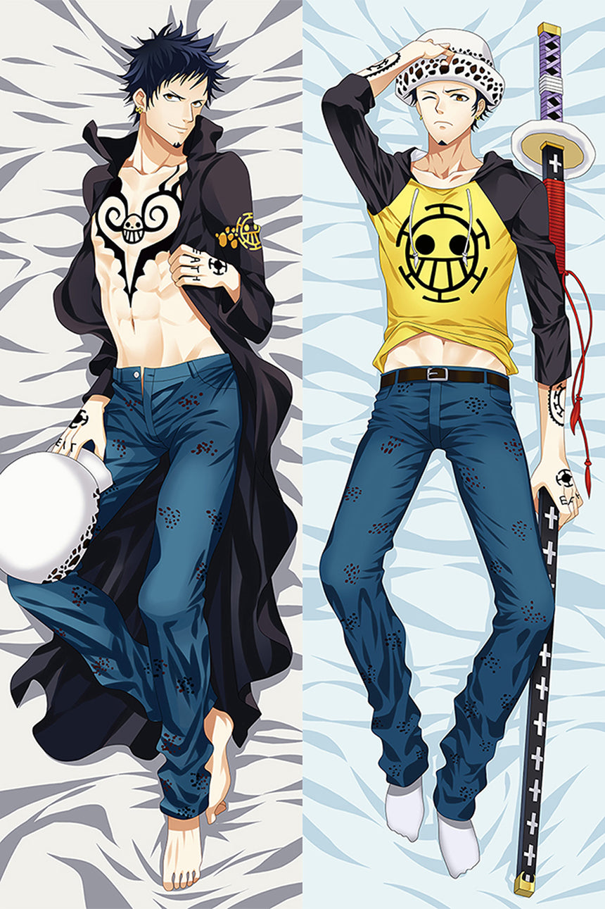 Trafalgar Law et son Jolly Roger dakimakura