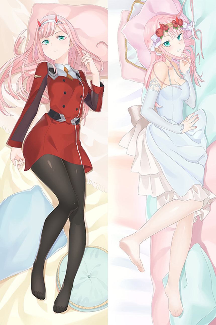 Zero Two uniforme rouge dakimakura