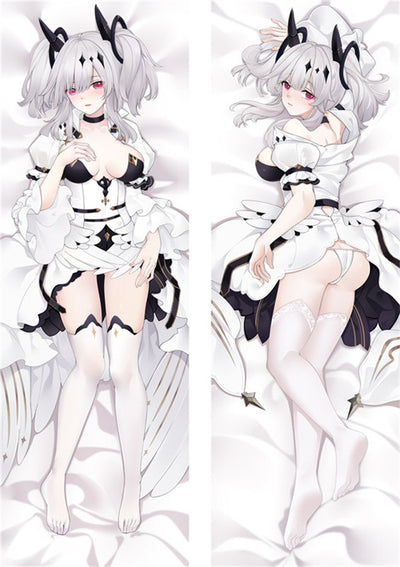 Joffre robe blanche à volants dakimakura