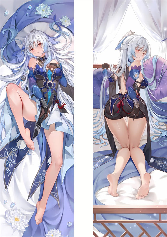 Jingliu robe de combat lotus dakimakura
