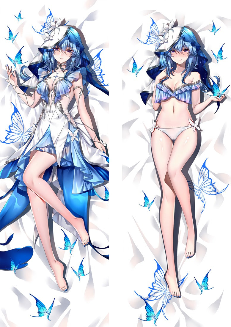 Shorekeeper robe papillon et bikini dakimakura