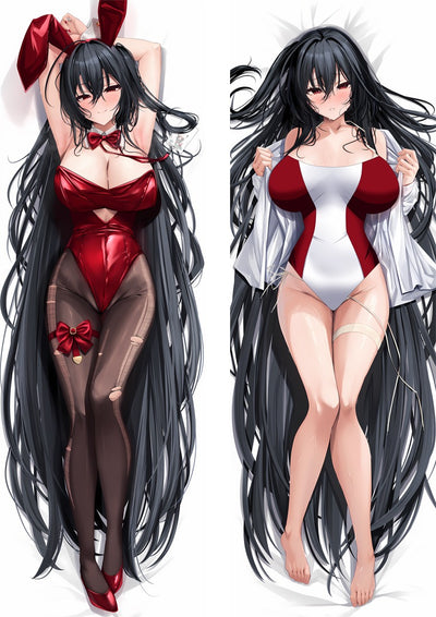 Taihou justaucorps rouge et maillot de bain dakimakura