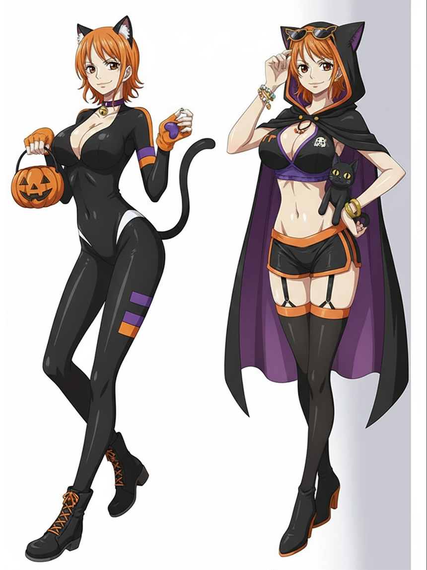 Nami d'Halloween dakimakura