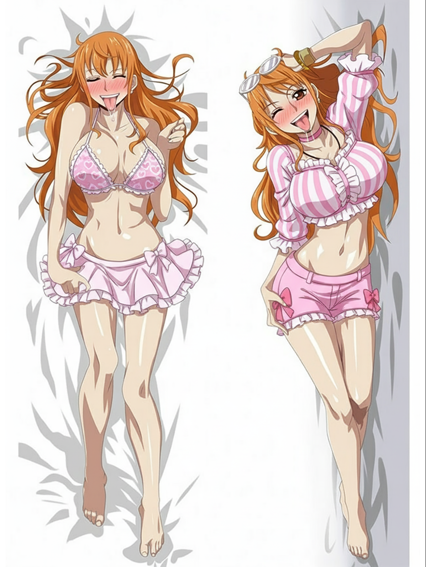 Nami en pyjama dakimakura