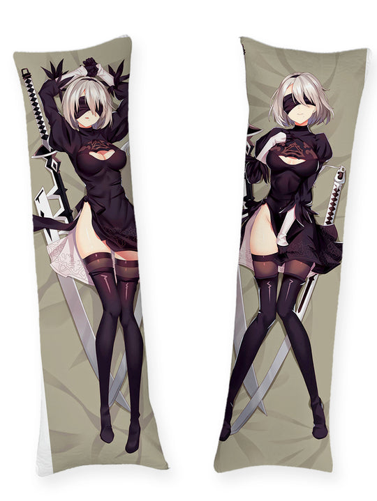 2B deux épées dakimakura