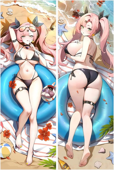 Nicole Demara bikini de plage dakimakura