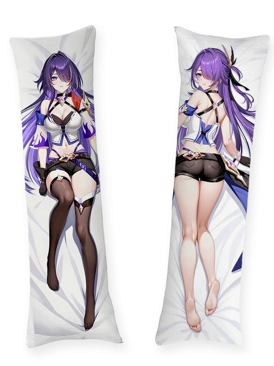 Acheron long manteau et short noir dakimakura
