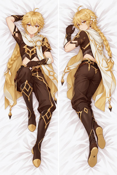 Aether voyageur doré dakimakura