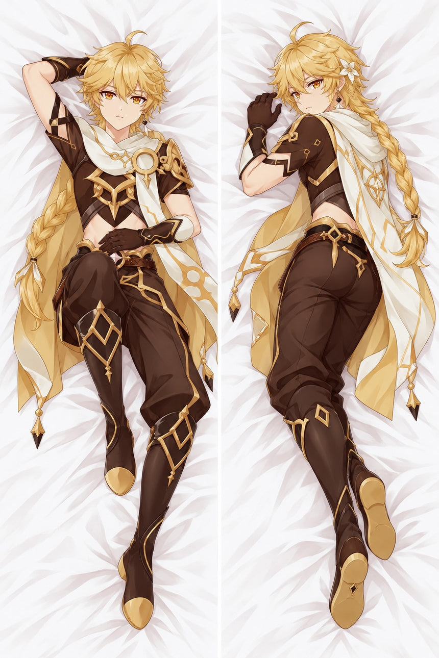 Aether Golden Traveler Body Pillow