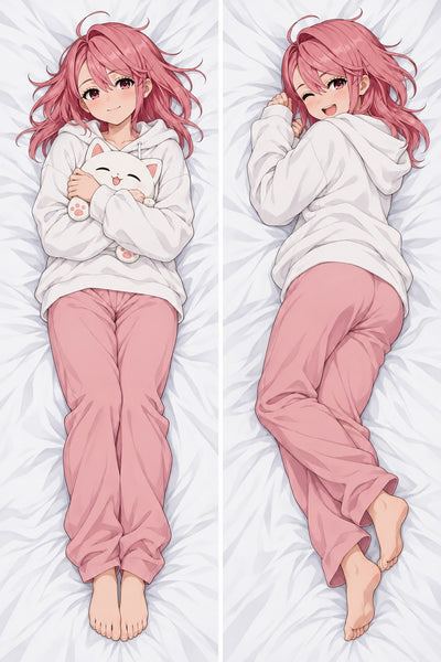 Aira sweat à capuche blanc dakimakura