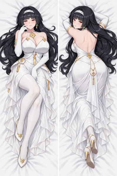 Astra Yao robe de scène blanche dakimakura