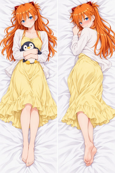 Asuka robe d'été jaune dakimakura
