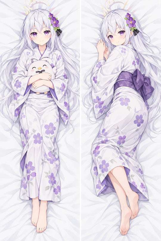 Azusa Flower Yukata Body Pillow