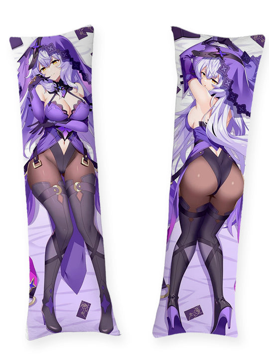 Black Swan voile violet et body dakimakura