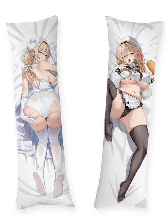 Bready Nikke tenue de boulangère blanche dakimakura