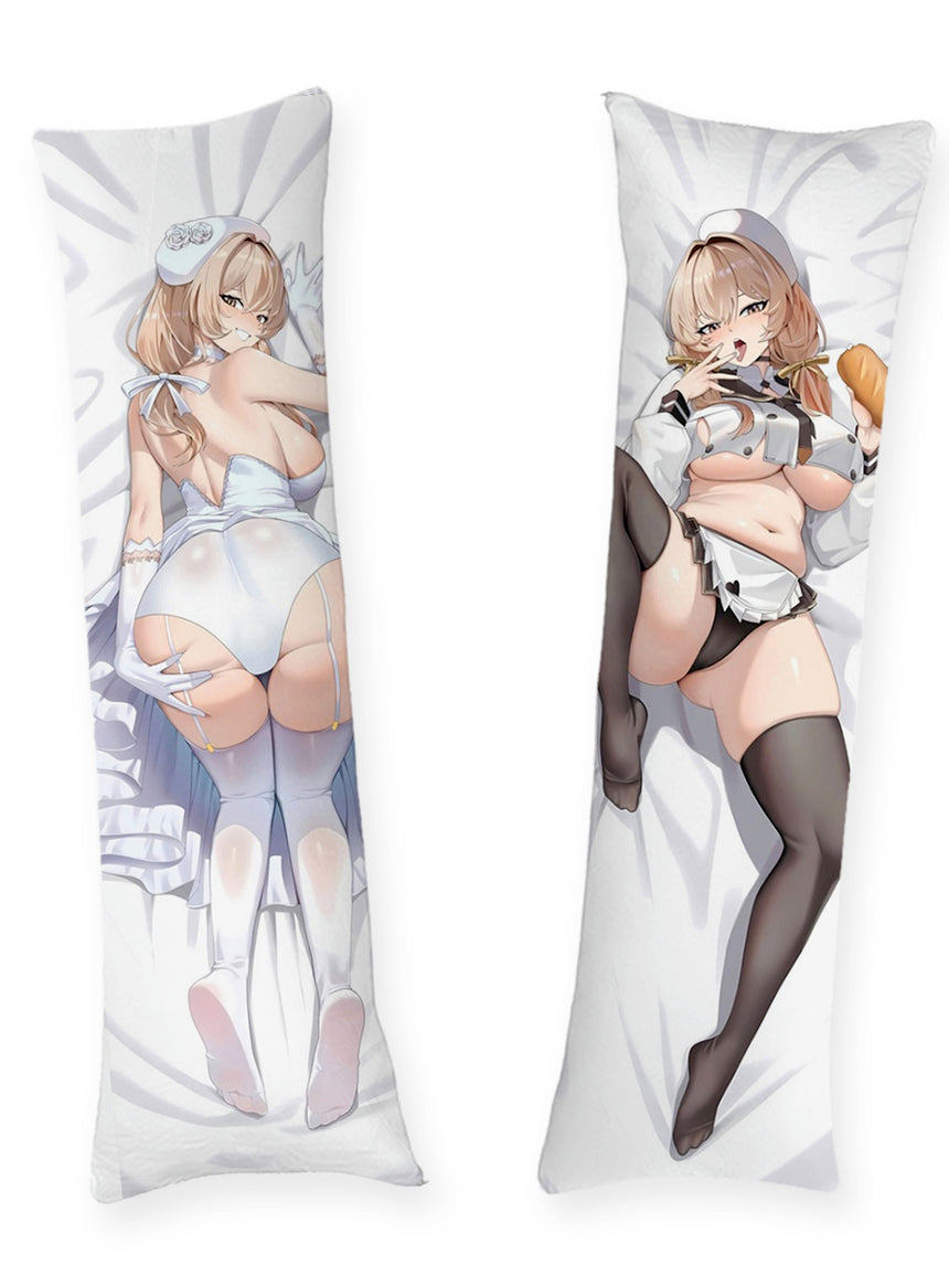 Bready Nikke tenue de boulangère blanche dakimakura