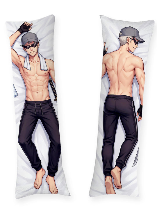 Bro Strider torse nu entraînement au katana dakimakura