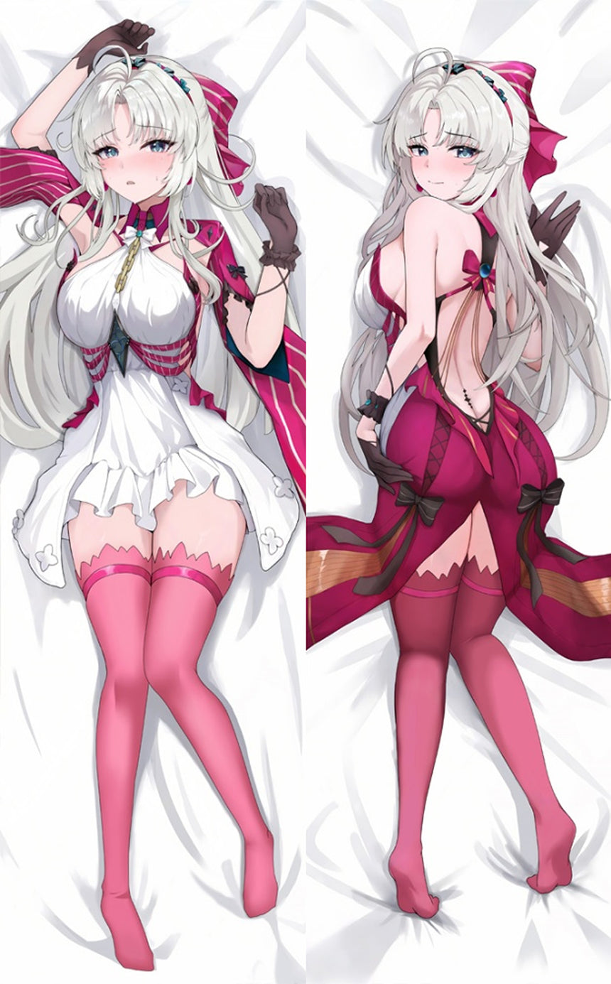 Carlotta en robe de bal rose dakimakura